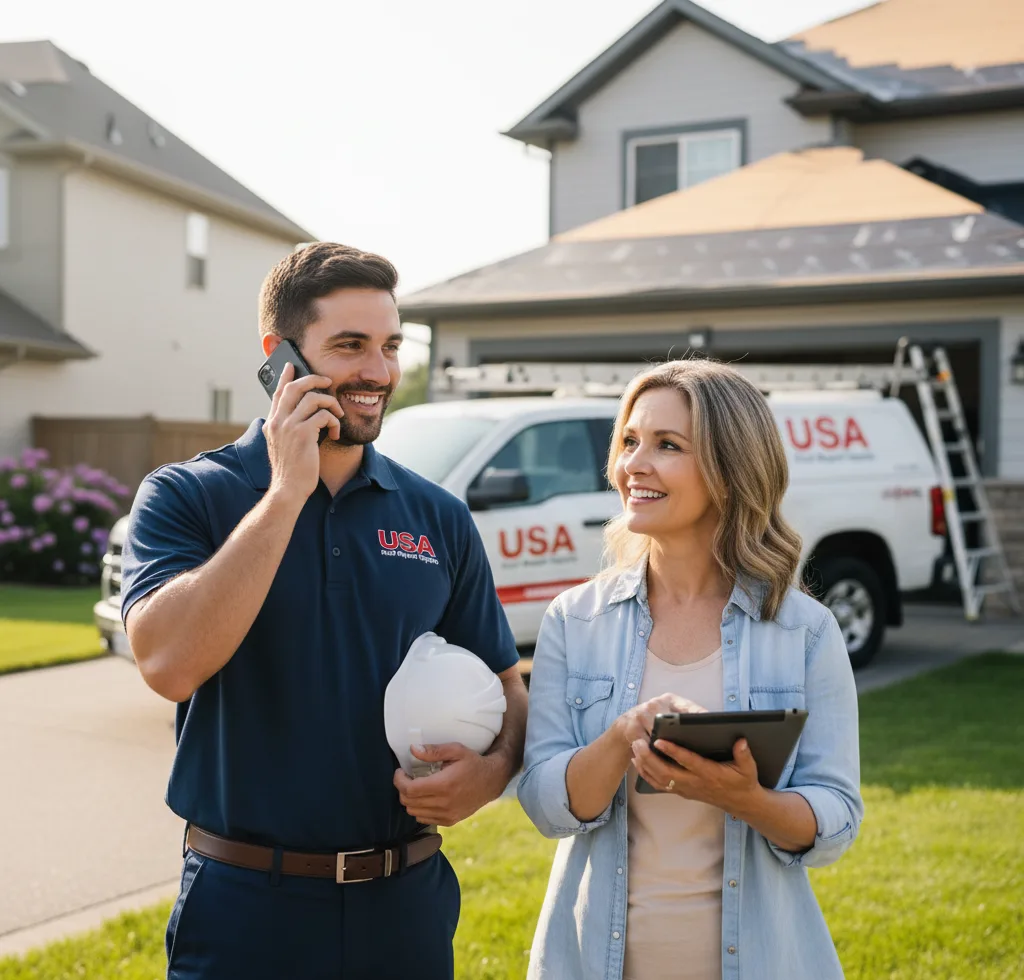 USA Roof Repair Experts customer support in Saint Jacob